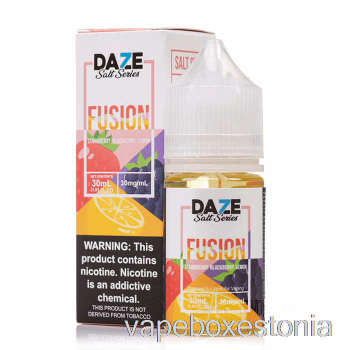 Vape Box Estonia Maasikas Murakas Sidrun - 7 Daze Fusioonsool - 30ml 50mg